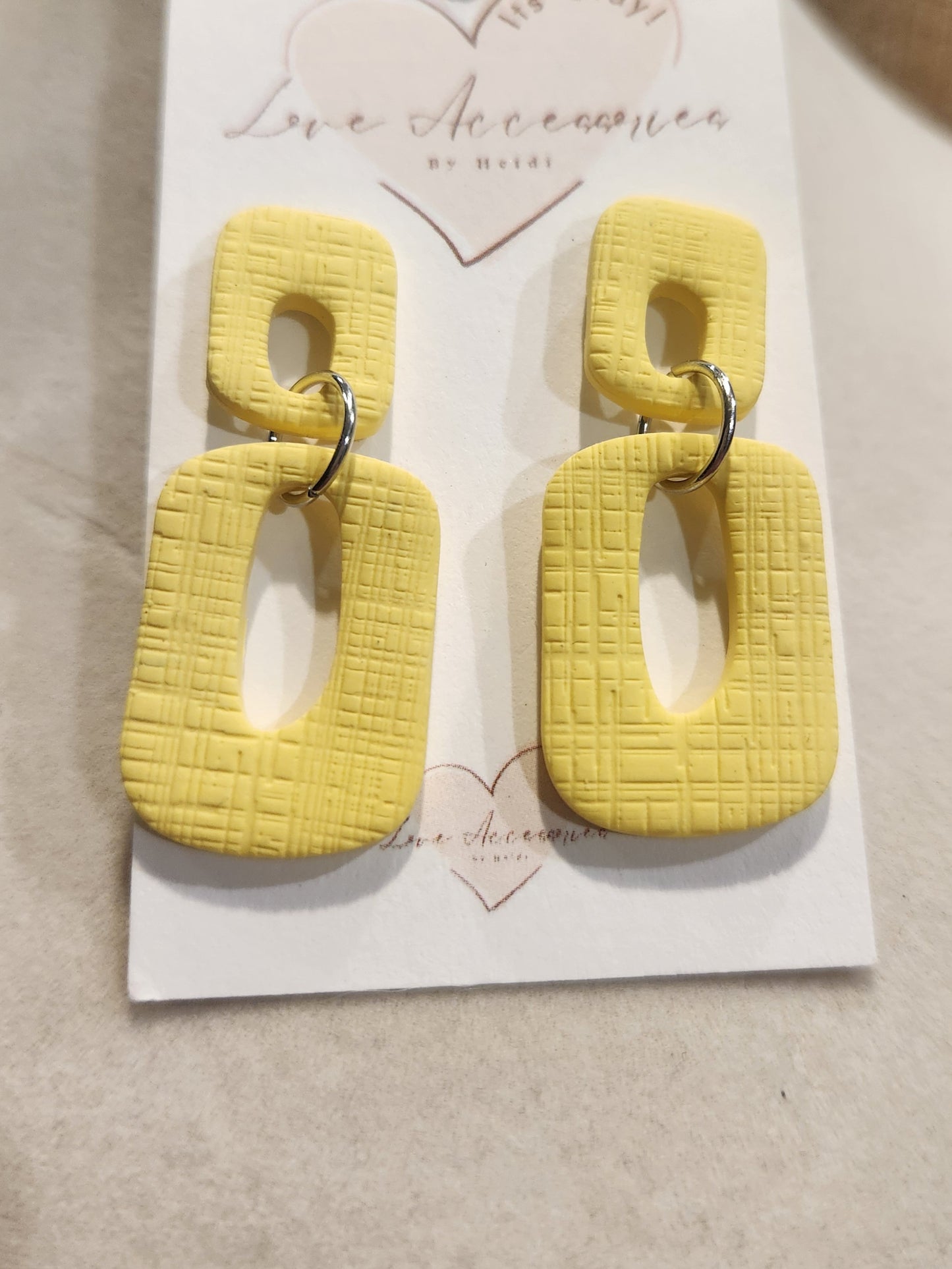 Texture Link Earrings