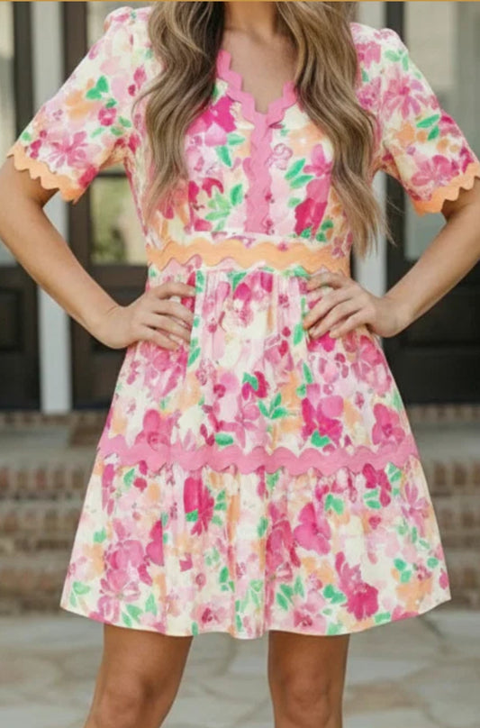 Blooming Garden Mini Dress