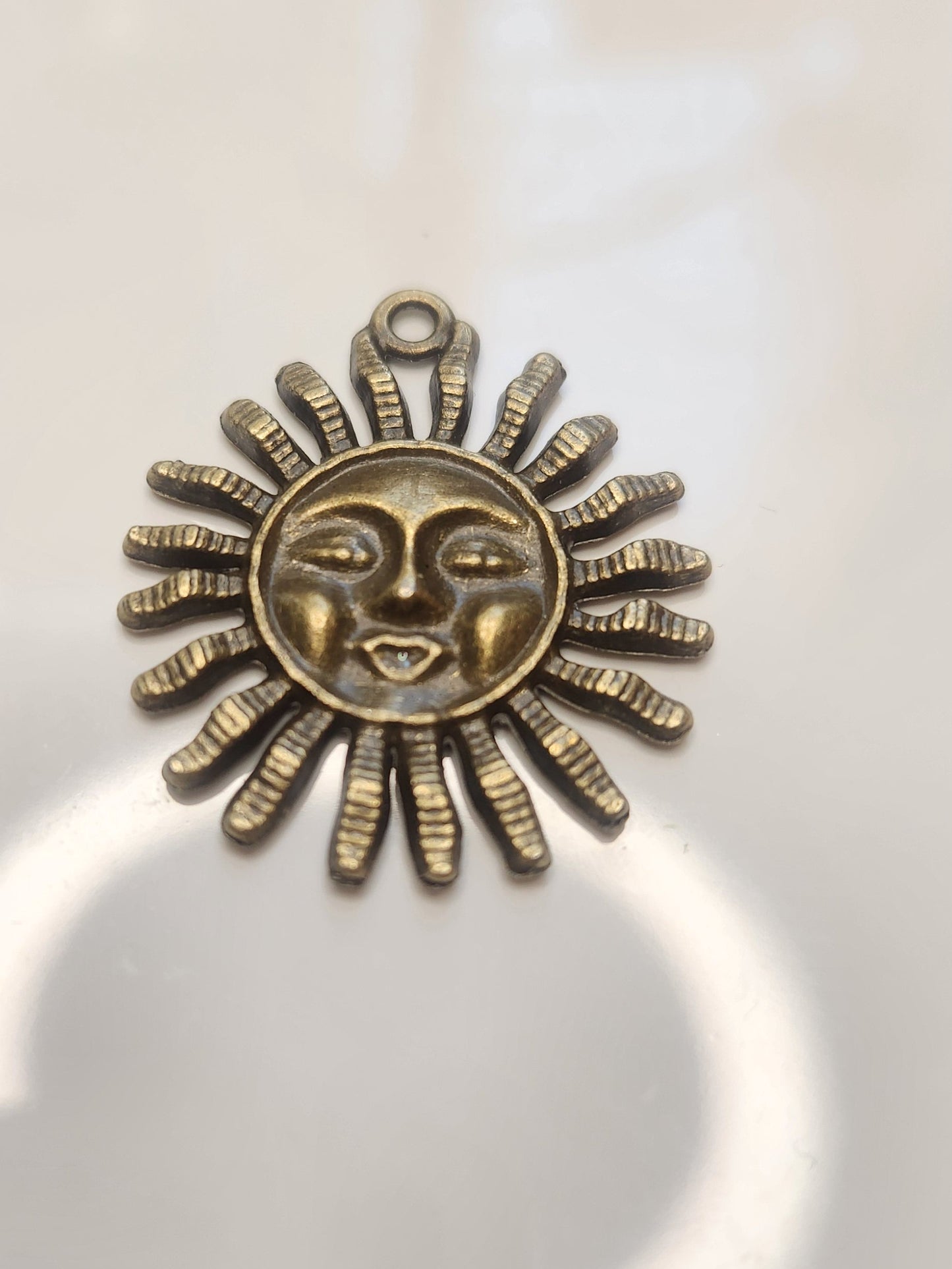Sun metal charms