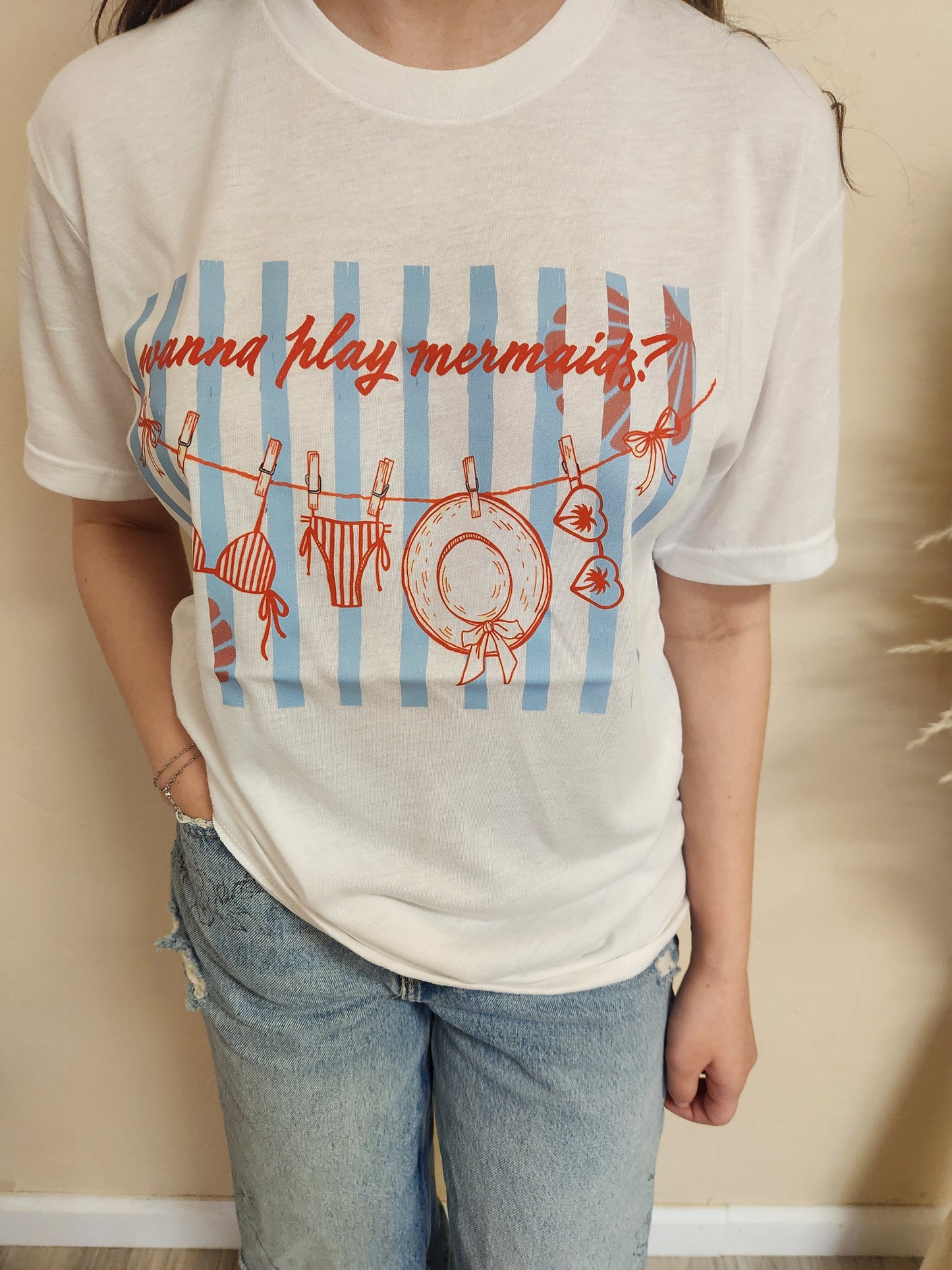 Wanna Play Mermaids Tee