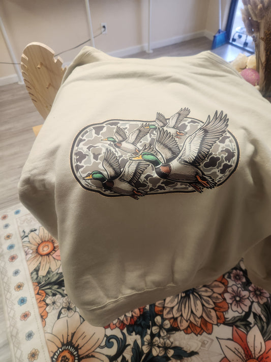 Sand camo ducks hoodie