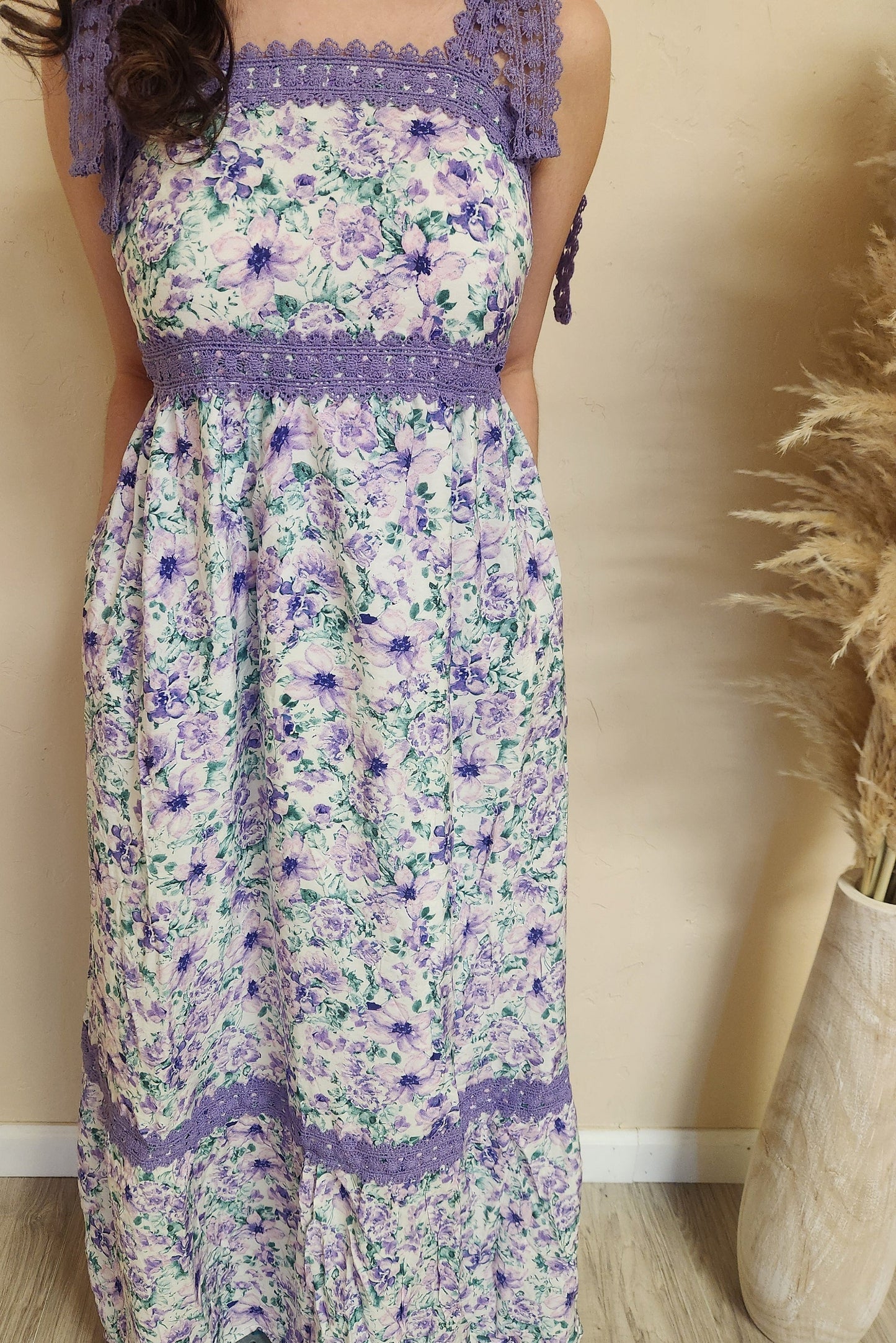 Wisteria Bloom Maxi Dress