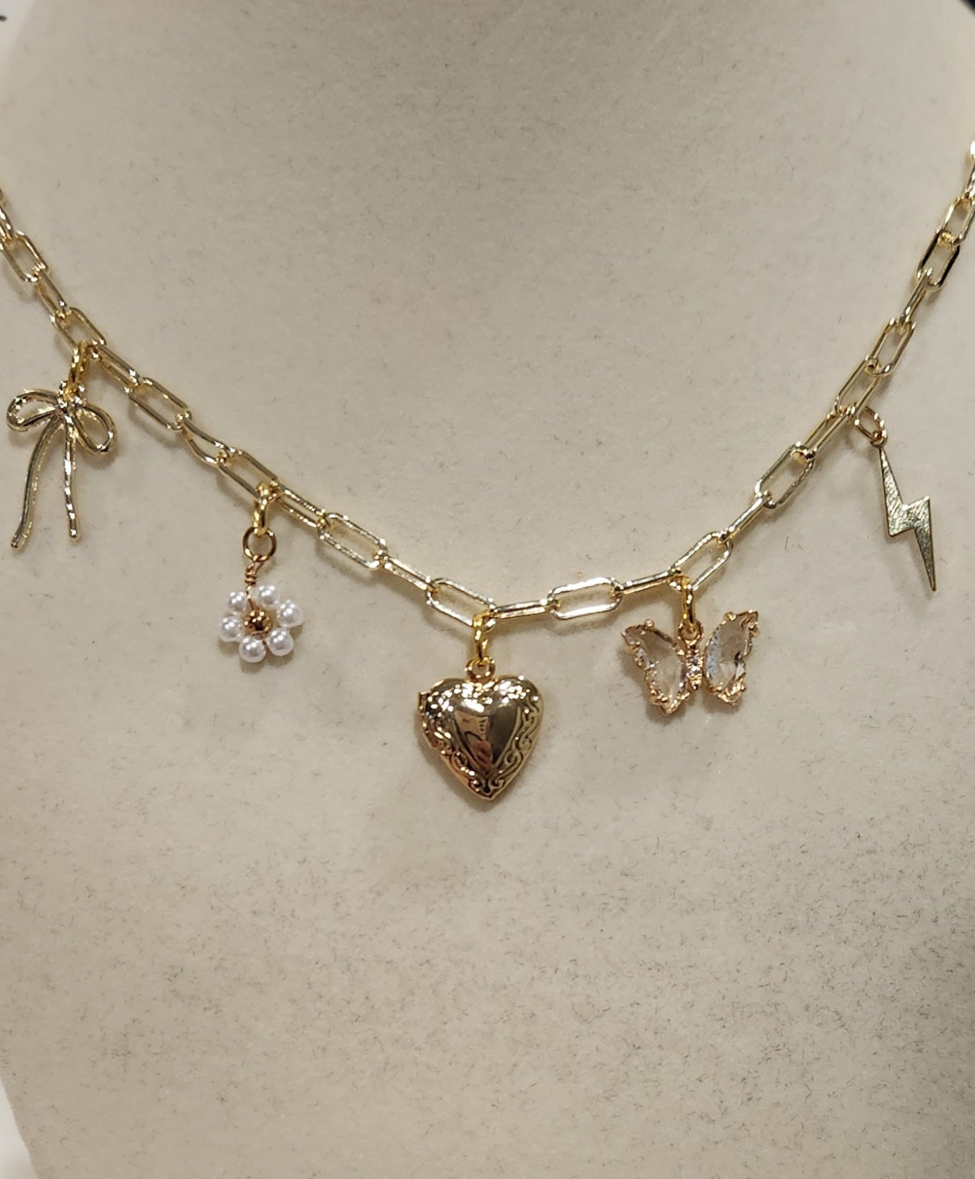 Gold Everyday Charm Necklace