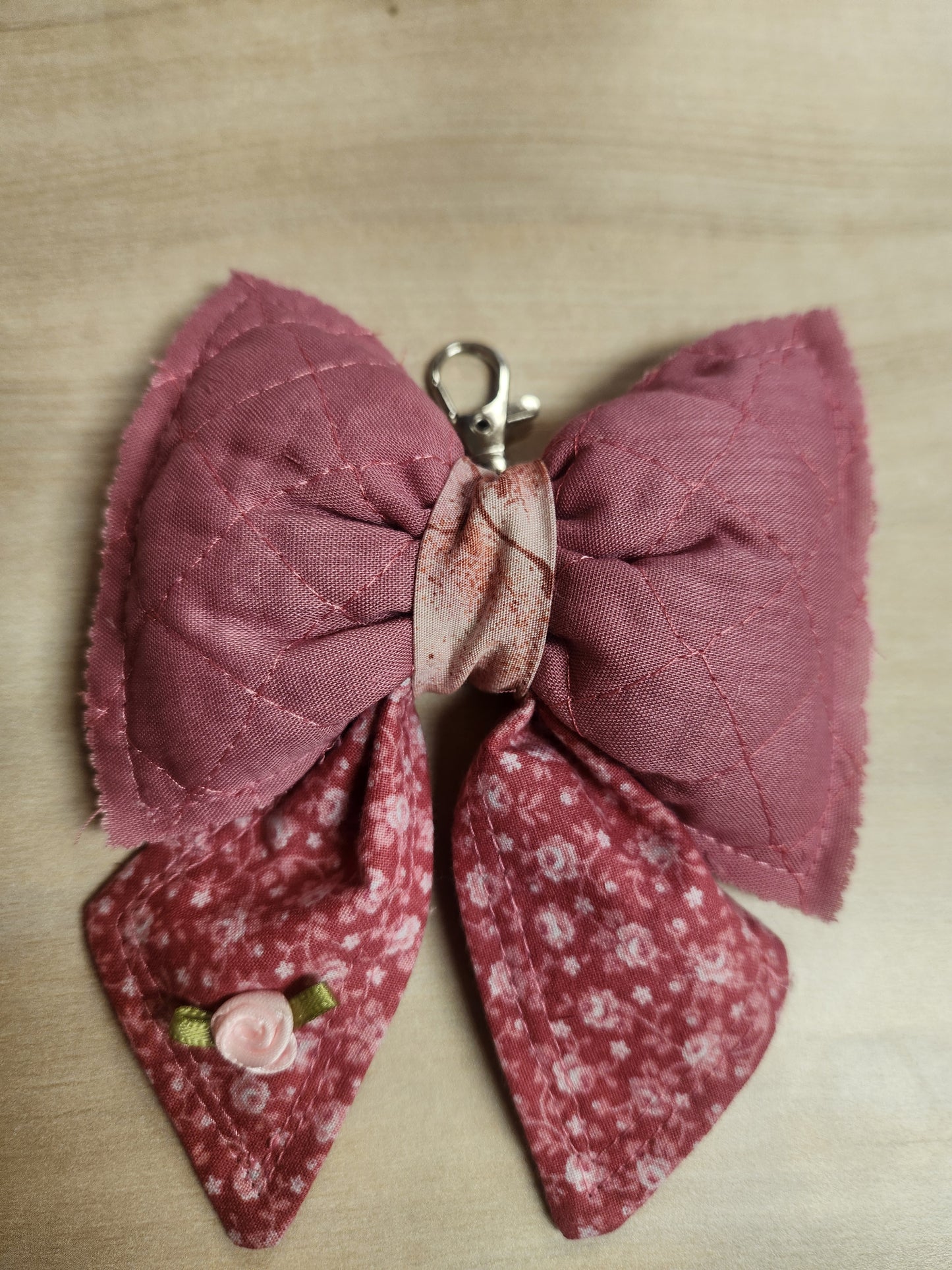 Denim style Bow Bag Charms