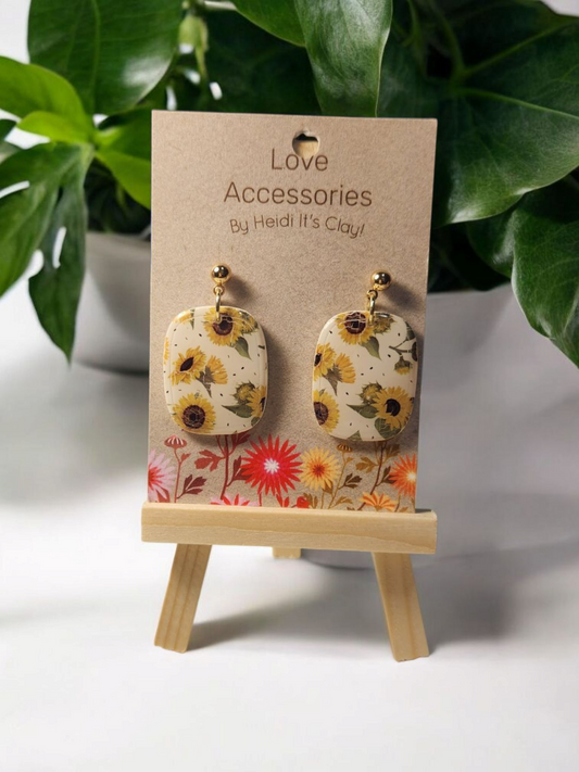 Sunflower Medium Dangles