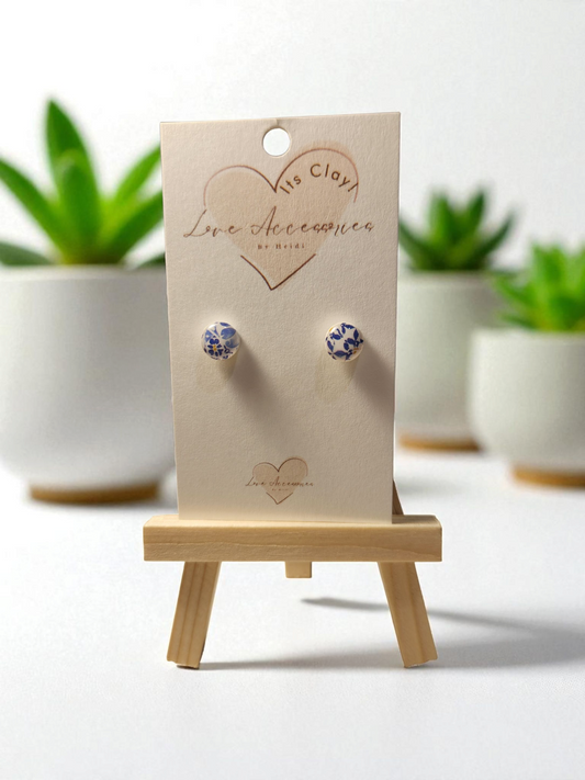Azulejo Limon Collection button studs