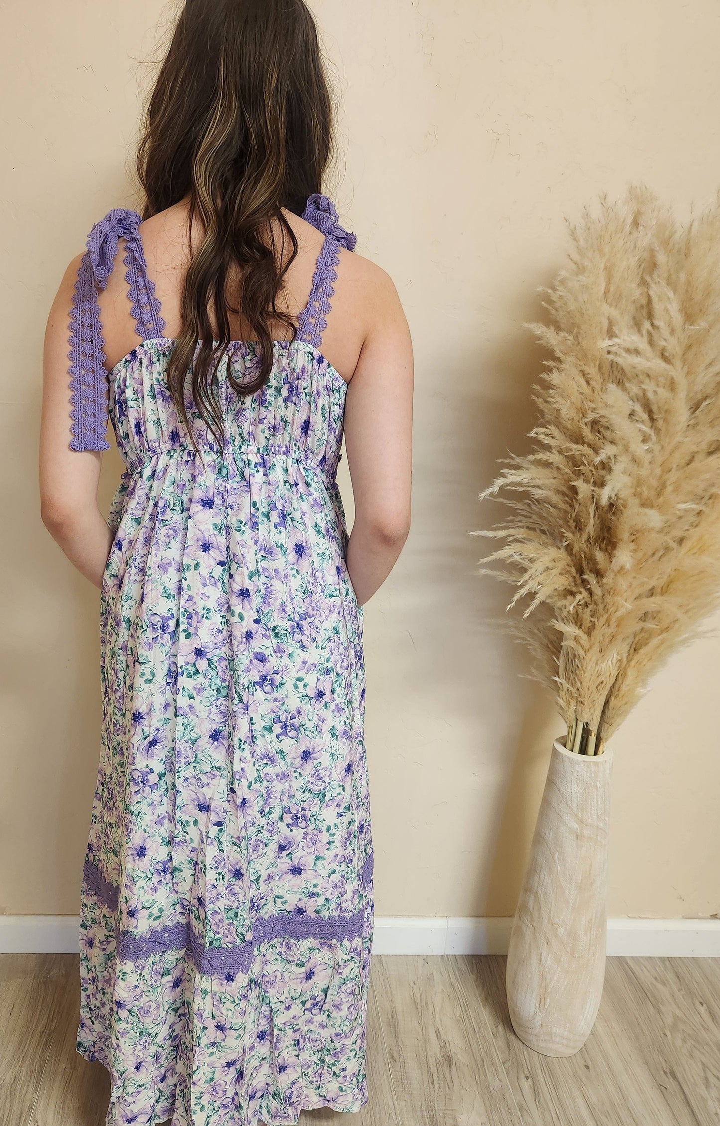 Wisteria Bloom Maxi Dress