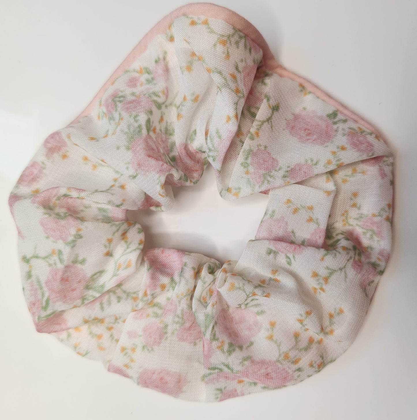 3 pack Spring Floral Silk Scrunchies