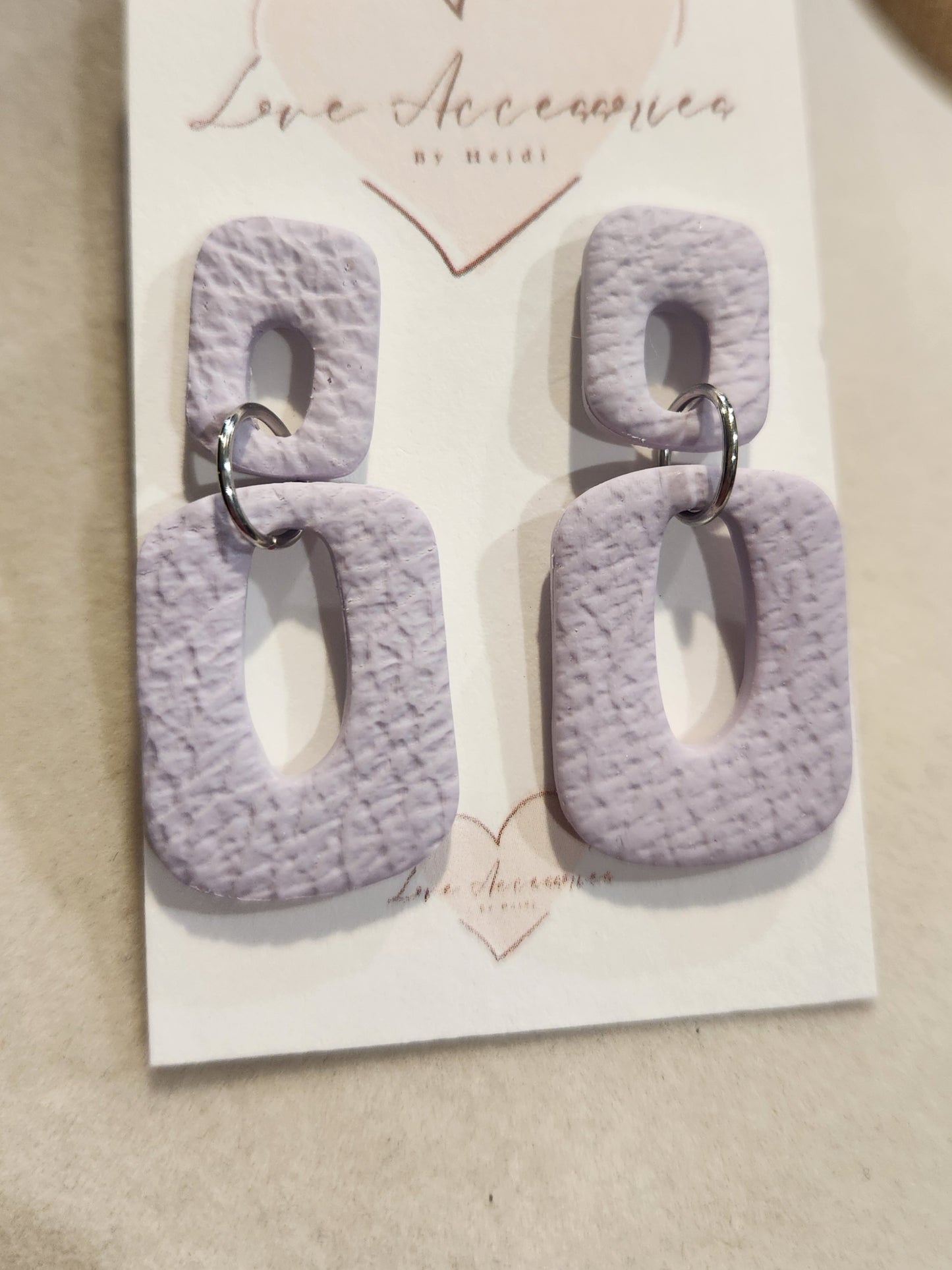 Texture Link Earrings