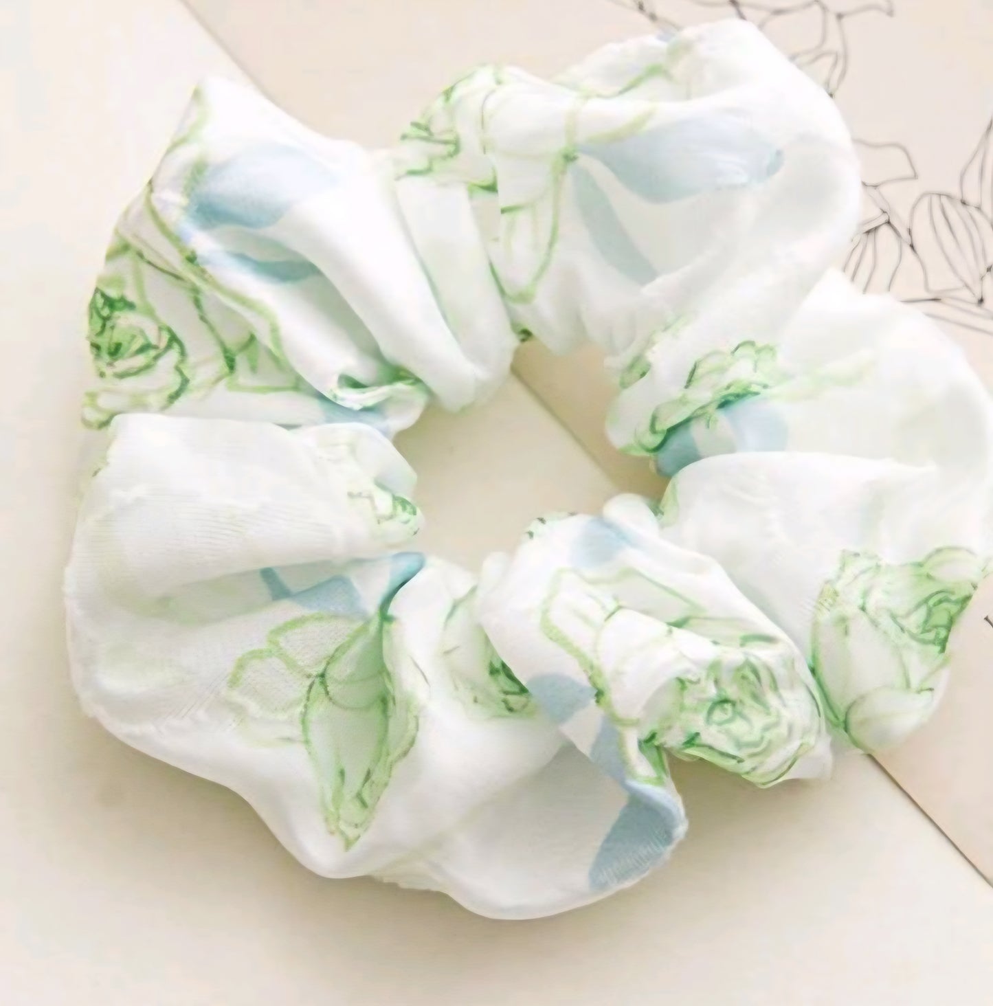 Spring Scrunchie Hair Ties