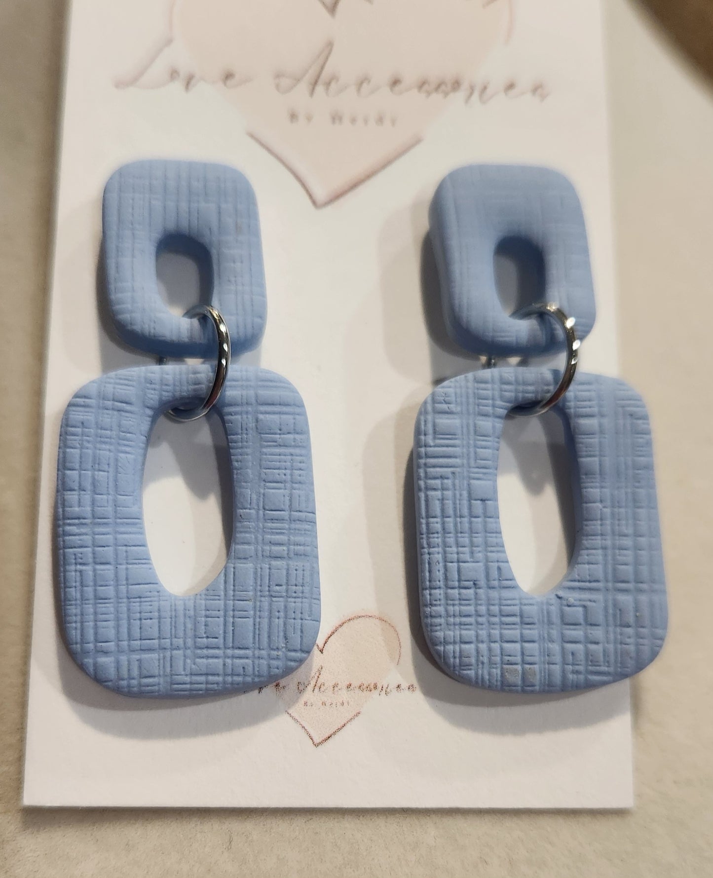 Texture Link Earrings
