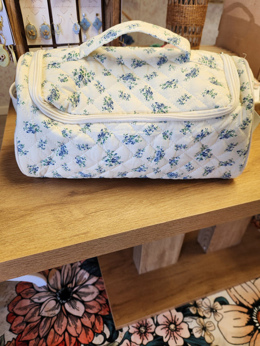 Floral on the go accessories bag