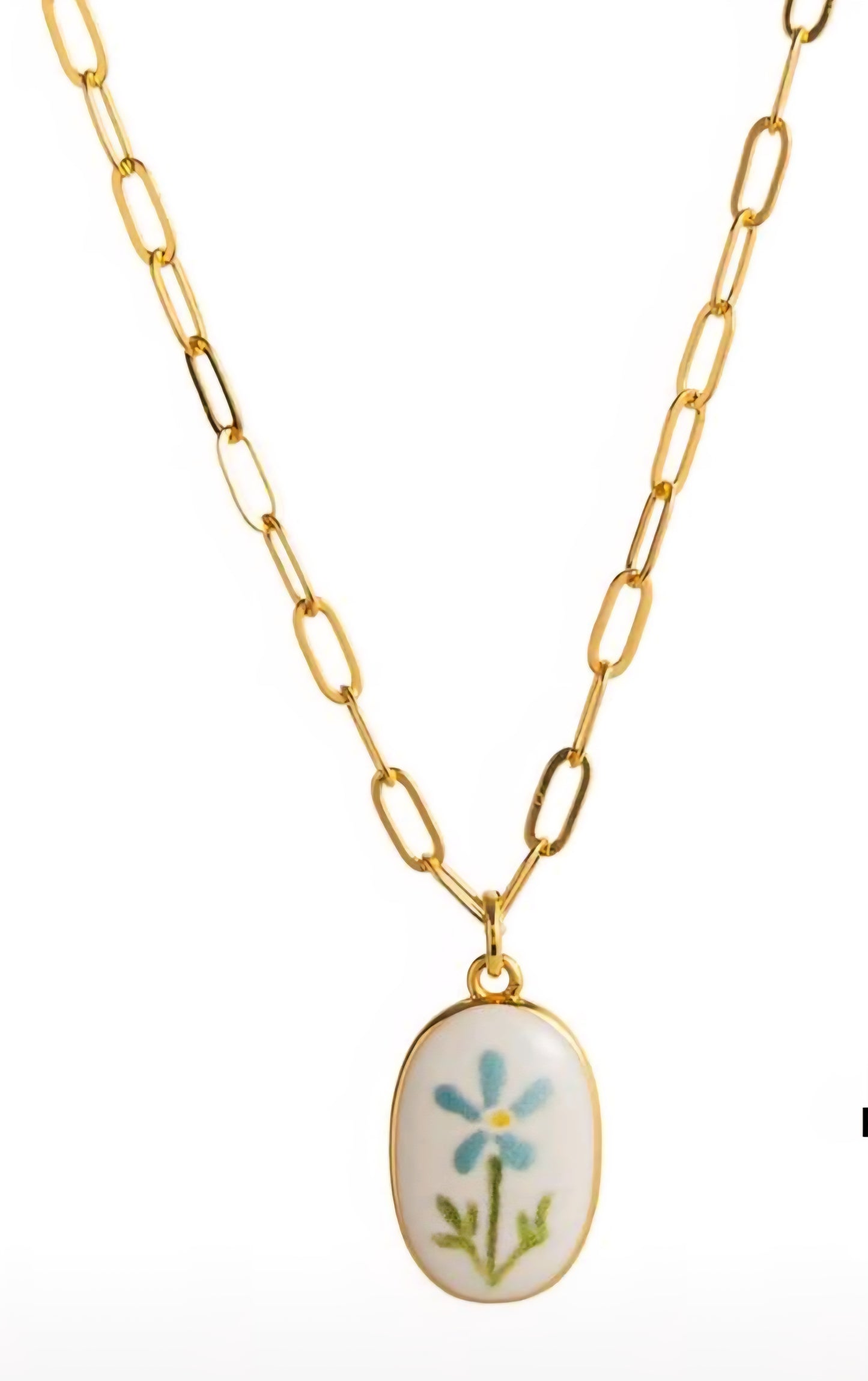 Delicate gold charm necklaces